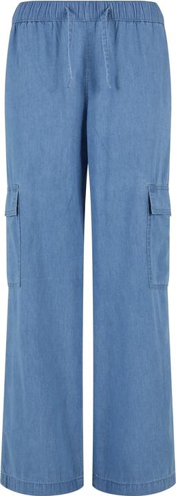 Urban Classics Ladies Light Denim Cargo Pants - 138401