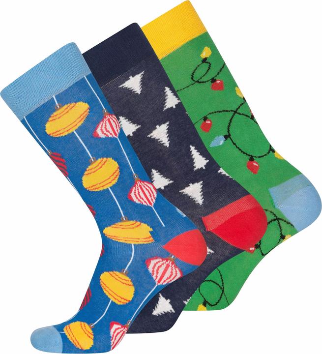 DillySocks Vacances de neige (Lot de 3, Taille unique)