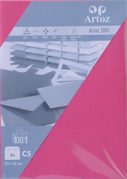 Artoz 1001 Enveloppes fuchsia (C5, 5 x)