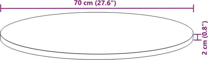 Actual product image VidaXL Azure Crest (70 x 2 cm)