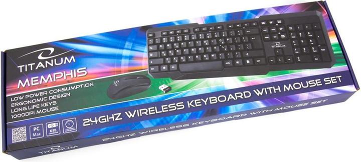 Image du produit Titanum + Souris Titanium (US, Filaire)