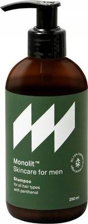 Image du produit Monolith Skincare For Men Shampooing shampooing pour hommes avec panthénol pour tous les types de cheveux et (250 ml, Shampoing liquide)