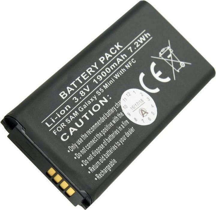 Produktbild Samsung Ladegerät und Akku mit NFC passend für Galaxy S5 Mini BG8000BBE
