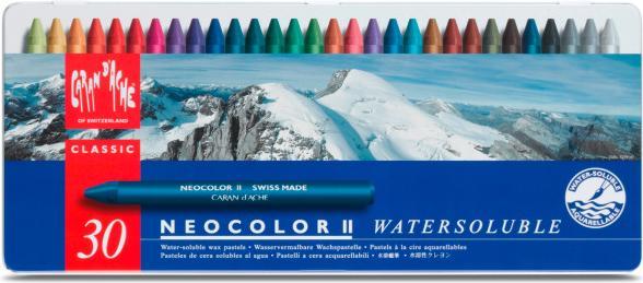 Immagine prodotto Caran d'Ache Neocolor II Aquarelle Metallschachtel (Multicolore, 30 x)