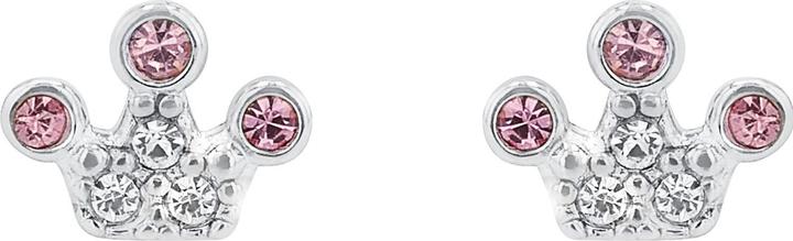 Actual product image Prinzessin Lillifee Ear jewellery for girls, 925 sterling silver, glass | crown (925 silver)