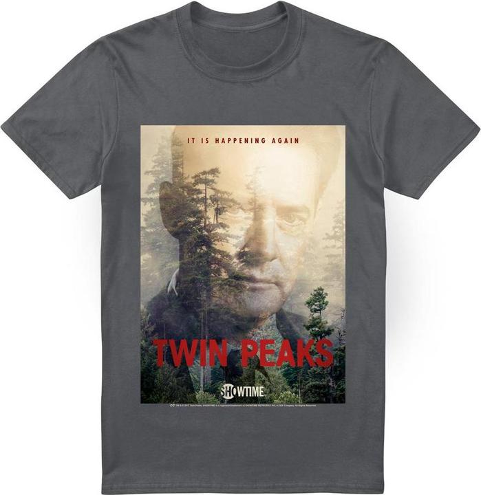 Immagine prodotto Twin Peaks Maglietta Dale Cooper Poster Uomo (XXL)
