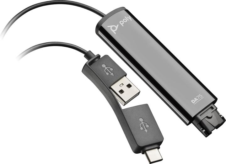 Poly HP DA75 USB to QD Adapter