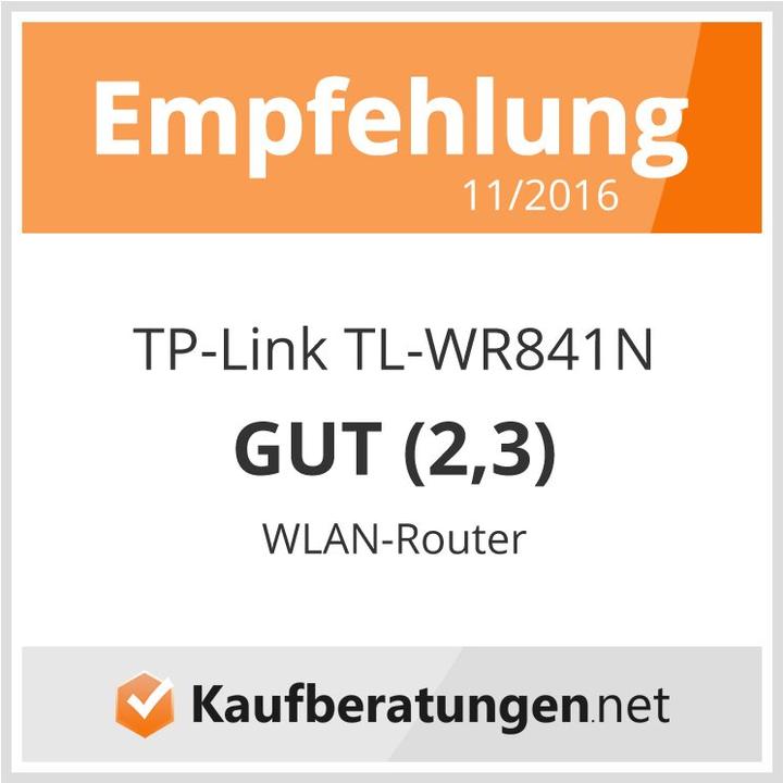 Energielabel TP-Link Tl-Wr841n