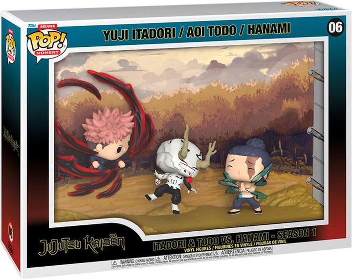 Image du produit Funko Jujutsu Kaisen POP Moments Figurines vinyles Itadori & Todo vs Hanami 9 cm