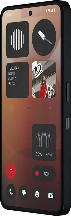 Image du produit Nothing Téléphone (3a) (256 Go, Noir, 6.77", Double SIM, 50 Mpx, 5G)
