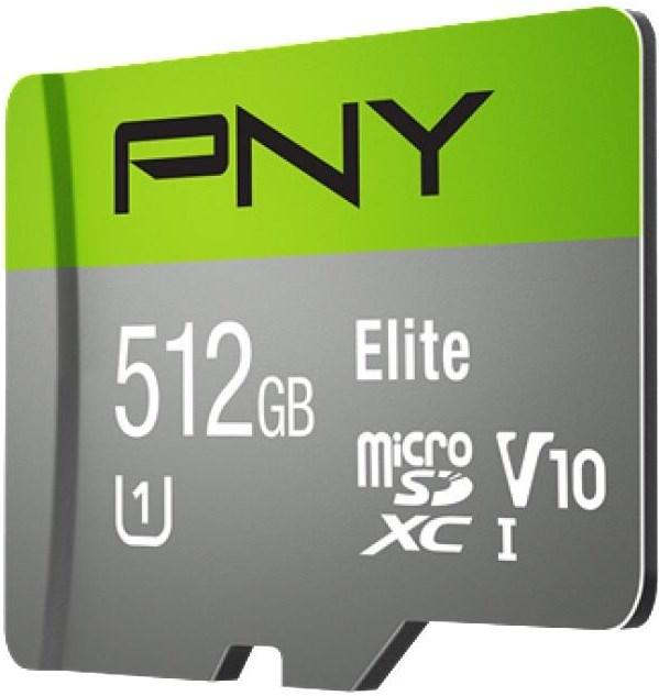 Actual product image PNY Elite (512 GB, microSDXC, U1, UHS-I)
