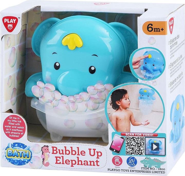 Actual product image Play Bubble Elephant bath toy