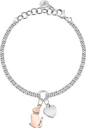 Image du produit Morellato Charmant bracelet bicolore Cat&Heart Mascotte SAVL11