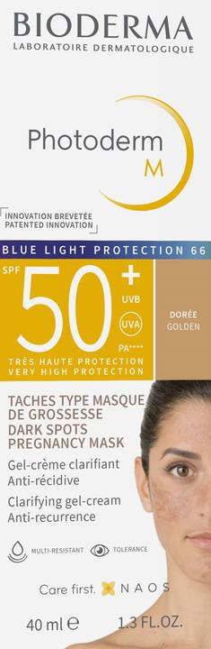 Immagine prodotto Bioderma Photoderm M SPF50+ dorée (Crema solare viso, SPF 50, 40 ml, 150 g)