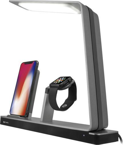 Produktbild 4smarts Tischleuchte TwinDock mit Ladestation