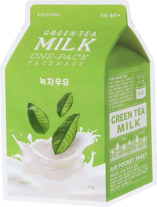 A'Pieu Green Tea Milk One Pack Sheet Mask