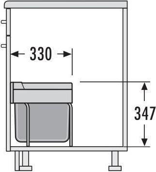 Immagine prodotto Hailo Tandem salvaspazio S 50 (30 l)