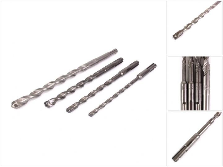 Produktbild Bosch Professional Zubehör 4-teiliges Bohrer Set Hammerbohrer SDS-Plus-7 für GBH (6 mm, 8 mm, 10 mm, 12 mm)