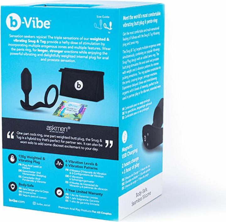Image du produit B-Vibe Vibrating Snug & Tug M