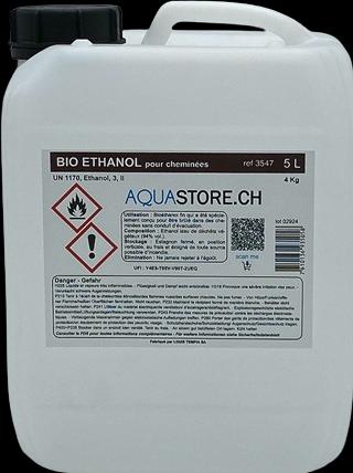 Produktbild Aquastore Bioethanol für den Kamin 5L - Umweltfreundlicher und geruchloser Brennstoff