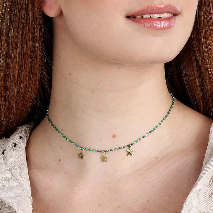 Image du produit La Petite Story Collier Friendship Stars (Émail, Acier inoxydable)