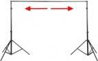 Immagine prodotto Walimex Sistema di sfondo telescopico 2,25-4m (400 cm, 256 cm)