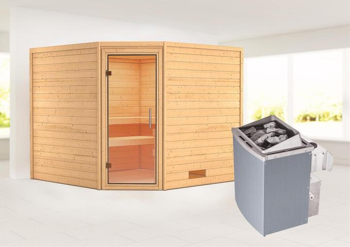 Actual product image Karibu Leona without roof rim (9 KW internal control)