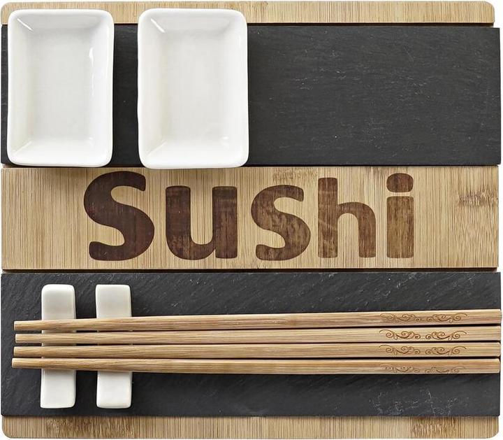Image du produit Natura Punto Planche à sushi bois et ardoise (8 pièce(s))