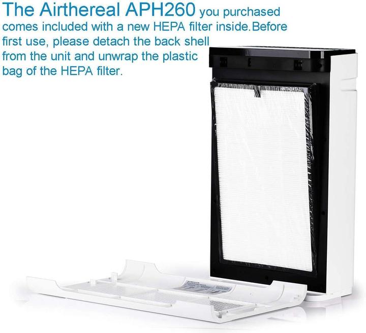 Actual product image Airthereal APH260 HEPA