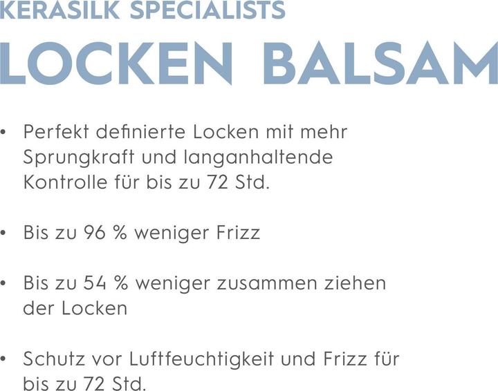 Valeurs nutritives et ingrédients Kerasilk Spécialiste - Baume pour cheveux bouclés (Pâte capillaire, 150 ml)