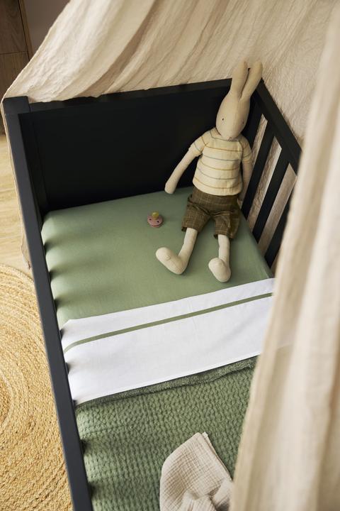 Immagine prodotto Meyco Lenzuolo a pieghe per il letto junior (70 x 140 cm)