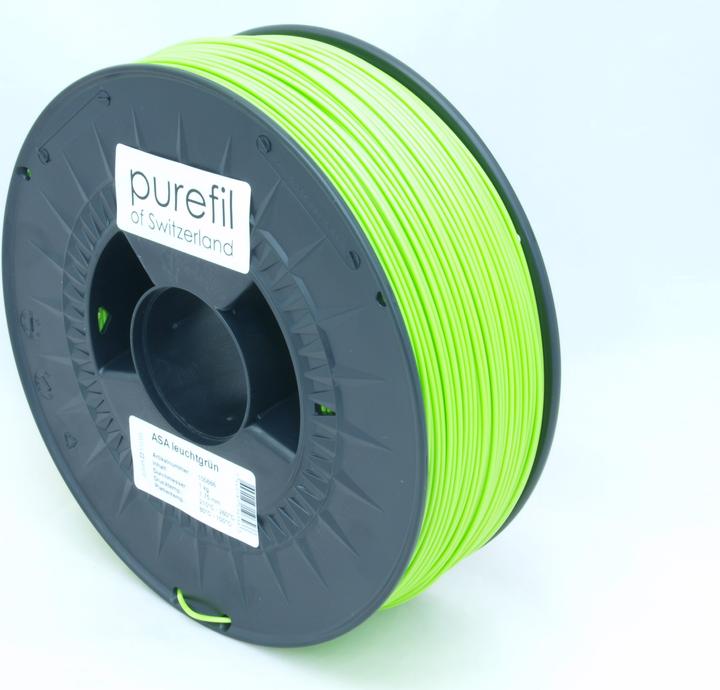 Actual product image Purefil Filament (ASA, 1.75 mm, 1000 g, Green)