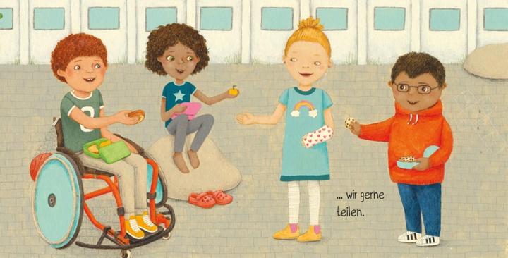 Produktbild Ich bin anders als du – Ich bin wie du: Das riesengrosse Wende-Bilderbuch mit Spieltipps (Deutsch, Constanze von Kitzing, 2023)