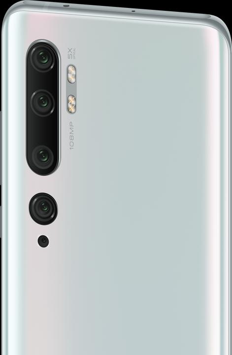Produktbild Xiaomi Mi Note 10 Pro (256 GB, Glacier White, 6.47", Dual SIM, 108 Mpx, 4G)