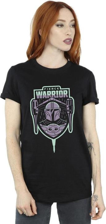 Produktbild Star Wars The Mandalorian Fierce Warrior Patch TShirt (3XL)