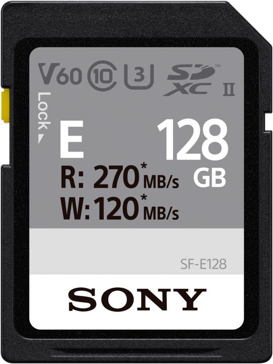 Produktbild Sony SF-E series (128 GB, SDXC, U3, UHS-II)