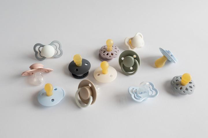 Produktbild Bibs Supreme Silikon Schnuller (2er Pack), Blush & Ivory (Grösse 2, 6-36M) (2 x, 6 - 12 Monate)