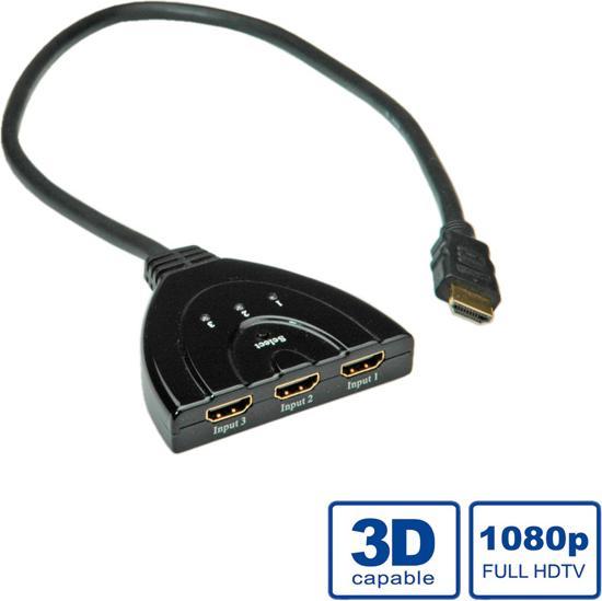 Actual product image Value HDMI Switch, 3-way