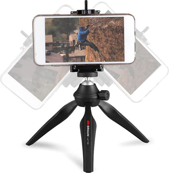 Image du produit Braun Photo BRAUN Table Tripod MT-18 avec support pour smartphone (Matières plastiques, Métal)