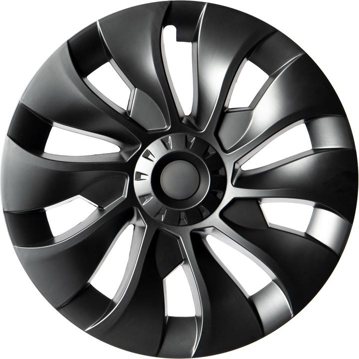 Made4EV Performance hubcaps in turbine design for the Tesla Model 3 (18")