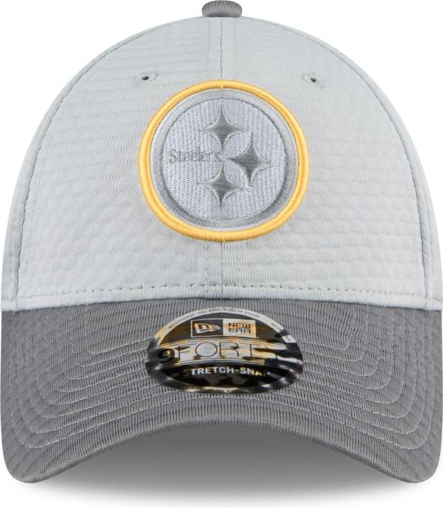 Actual product image New Era 9Forty Stretch Cap Training 2024 Pittsburgh Steelers