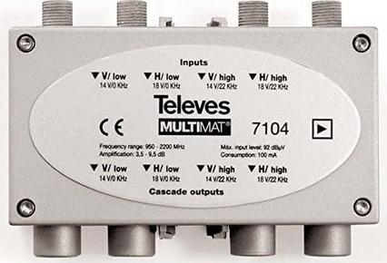 Immagine prodotto Televes Amplificatore MSV 44M SAT ZF (Amplificatore)