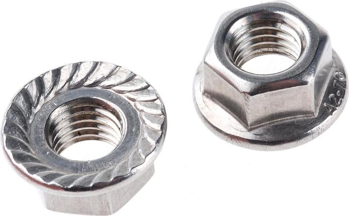 Immagine prodotto Rs Pro Dado flangiato in acciaio inox con dente a spruzzo M10 (M10)