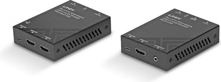 Actual product image Lindy 70m Cat.6 HDMI 4K60, USB & Audio KVM Extender