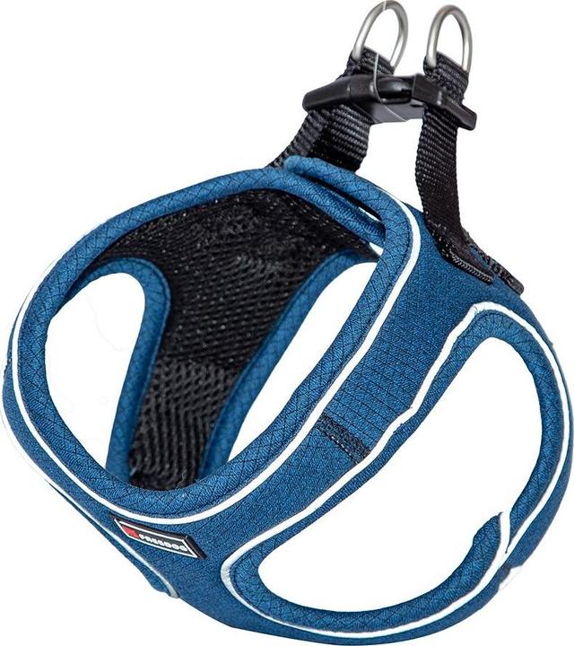 Actual product image Freedog Nylon harness Shiva blue M (M, Dog, General)