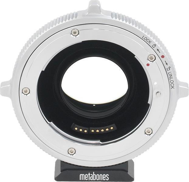 Actual product image Metabones MB SPEF-E-BT3, Canon EF, Sony E, Sort, Sølv, A9, A7RIII, A7RII, A7R, A7SII, A7S, A7II, A7
