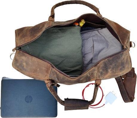 Image du produit Only-Bags.Store sac marin en cuir, weekender en cuir fait main, sac de gym, sac marin de vacances, sac de voyage