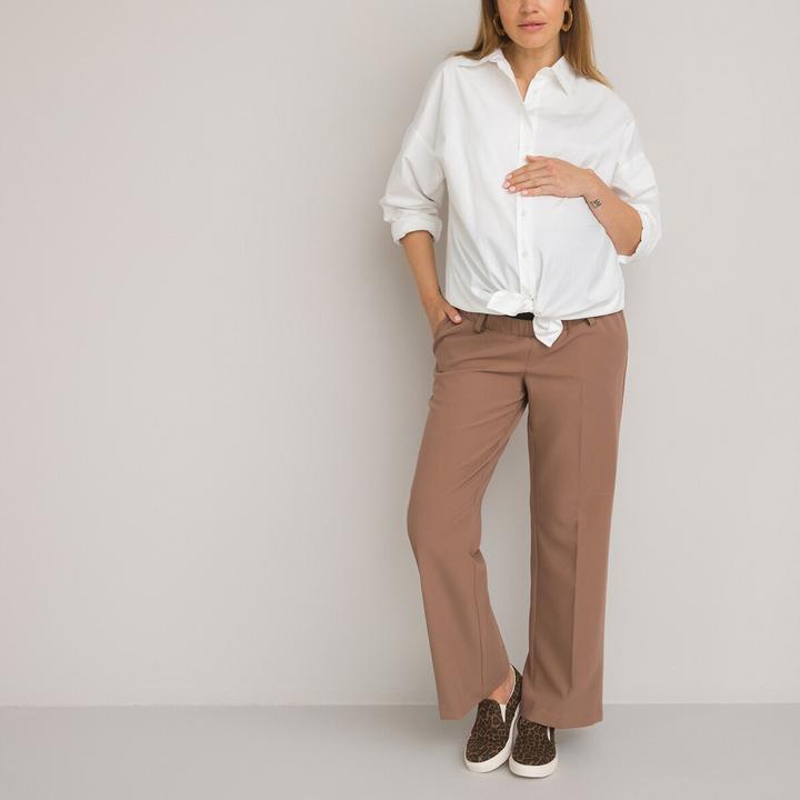 Immagine prodotto La Redoute Collections Pantaloni larghi premaman con inserto per pancia larga (36)