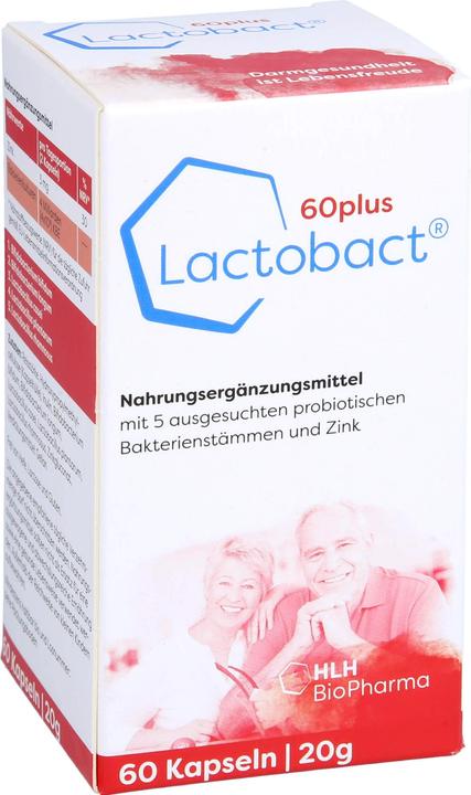Image du produit Lactobact Capsule 60plus (60 pièce(s), Capsules, 21 g)