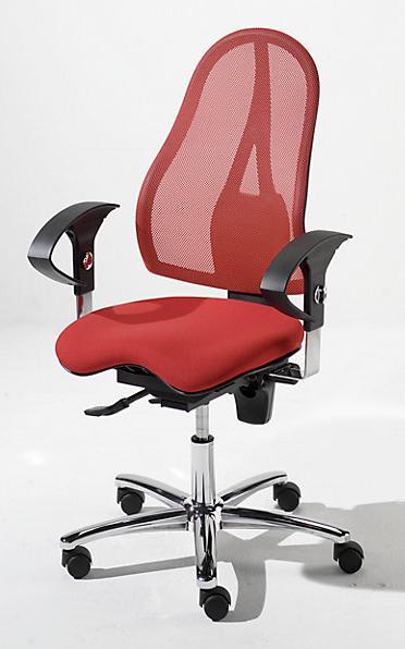 Image du produit Topstar Fauteuil pivotant pour opérateur, mécanisme de contact permanent et siège orthopédique Orthositz®.